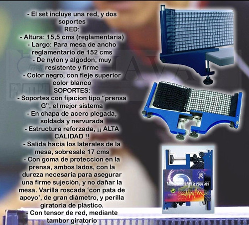 Imagen 6 de 9 de Set Ping Pong 2 Paletas+3 Pelotas+red Profesional+estuche