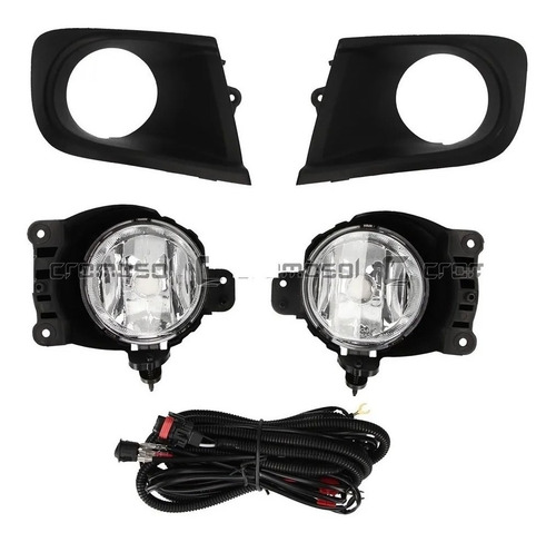 Kit Faro Auxiliar Chevrolet Onix Joy Ls 16/17/19 Con Rejilla