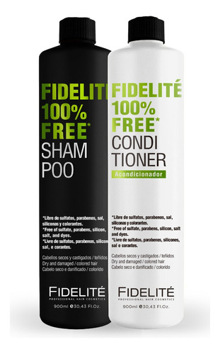 Kit Shampoo + Acondicionador Rulos & Rizos Fidelite Free 