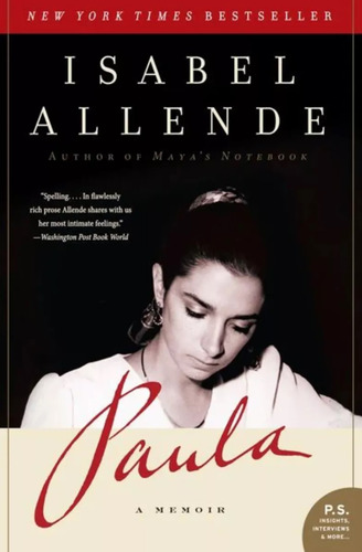 Paula A Memoir. Isabel Allende. En Ingles
