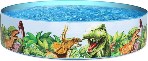 Imagen 5 de 5 de Bestway Pileta Monsters Rígida 182x38cm 55022 Autoarmable
