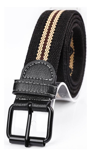 New Woven Canvas Belt Unisex Casual Fashion Pin Buckle