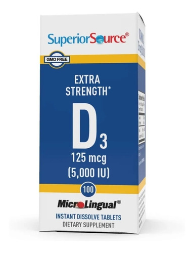 Vitamina D3 125 Mcg 5000 Iu - Unidad - Unidad a $12