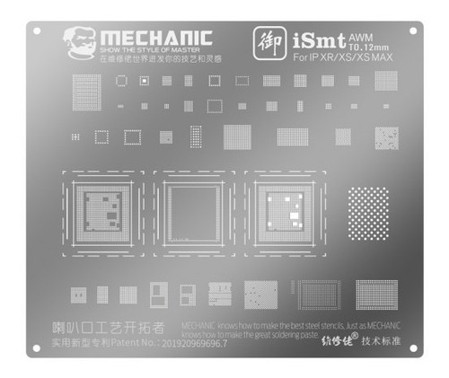 Stencil Merchanic iPhone XR/xs/xs Max