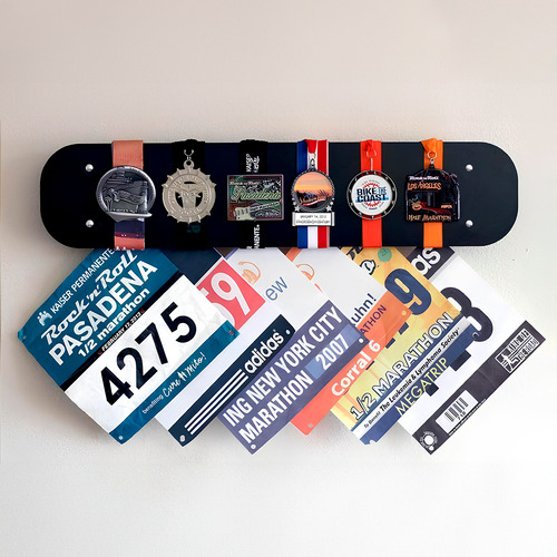 Porta Medalhas Suporte Parede Corrida E Ciclismo Universal