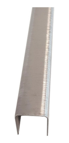 Imagen 2 de 5 de Listel Guarda U X 1 M Le20 Dhinox Acero Esmerilado Perfiles