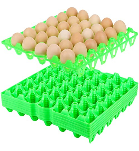 Contenedor De Huevos  Paquete De 6 Bandejas De Huevos De Plá