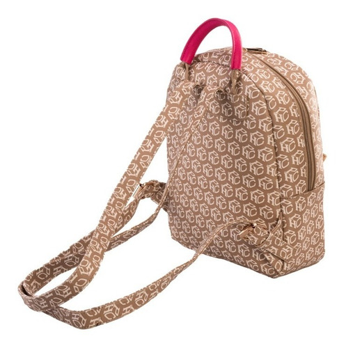 Imagen 2 de 7 de Backpack Hpc Polo Estampada Monograma