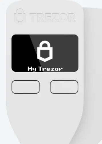 Trezor One Billetera Cripto Usb 3.2 Negra