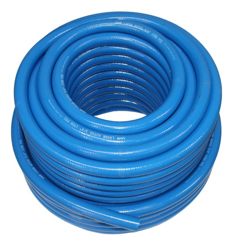 Mangueira Resistente Lava Auto Premium 1200psi 3/4 - 60m Cor Azul