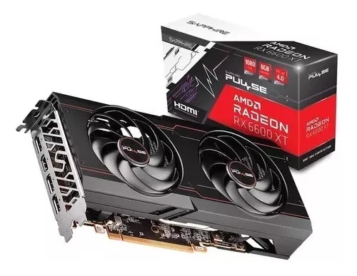 Placa De Video Amd Sapphire Pulse Radeon Rx 6600 Xt 8gb