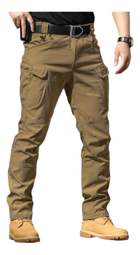 Pantalón Táctico Coyote Ripstop Impermeable 