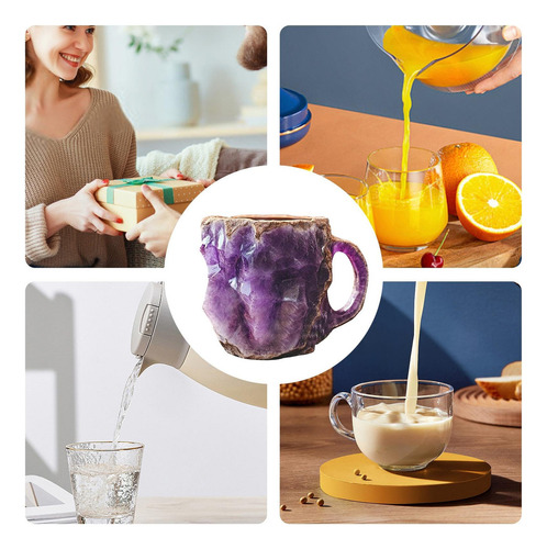 Tazas De Café De Cri-stal Mineral, Taza De Café De Cri-stal