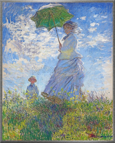 Cuadro Mujer Con Sombrilla De Claude Monet - 1875