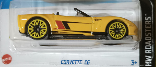 Hot Wheels Corvette C6 Serie Básicos Hw Roadsters 40/250 Amarillo