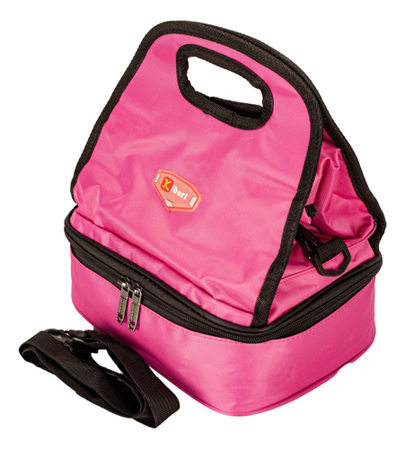 Lunchera Doble Kiburi Escolar Térmico Impermeable Vianda Rey