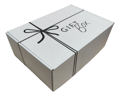 Caja Multiuso Autoarmable Gift Box Blanca 40x30x10 Cms 30und