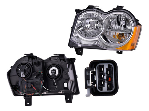 Faro Izq Jeep Grand Cherokee 2008 Depo