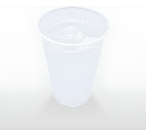 Vaso De Plástico No 8 Oz Con Tapa Lisa, Reyma Paq 50 Juegos Color Blanco
