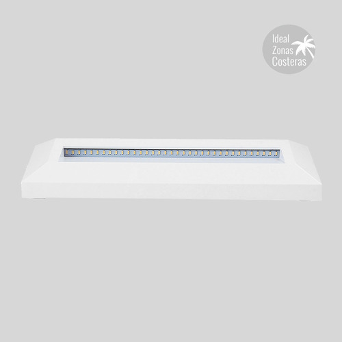 Imagen 6 de 7 de Lámpara Para Muro Exterior Blanco, 1.5 W, Luz Neutra