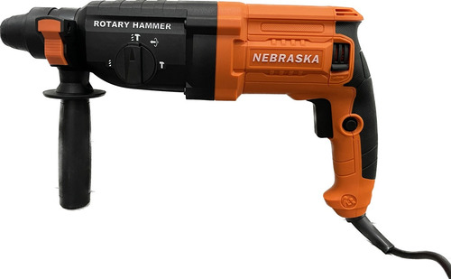 Rotomartillo Encastre Sds Plus 800w Rotopercutor Nebraska Color Naranja y Negro Frecuencia 50Hz