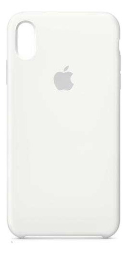 Capa Protetora iPhone XS Max Silicone Branca Apple Mrwf2zm Cor Branco