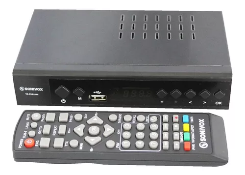 Decodificador Antena Tdt Receptor Tv Digital Dvb T2 + Hdmi