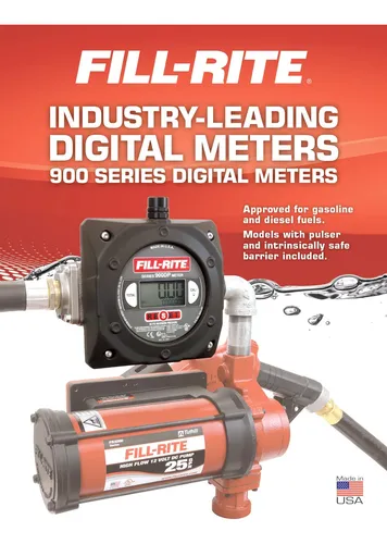 Fill-rite 900cdp 1 6-40 Gpm(23-151 Lpm) Medidor Digital De .