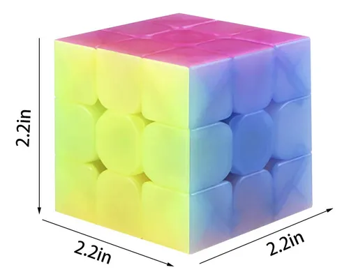 Ahyuan - Juego De 3 Cubos De Velocidad De 2 X 2, Cubo De Vel
