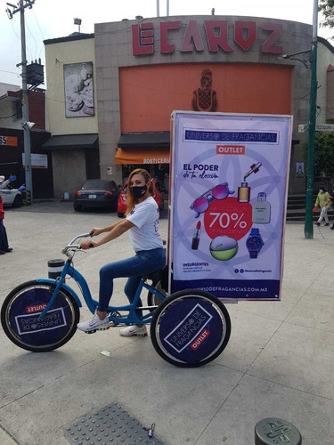 Imagen 5 de 10 de Bicicletas Publicitarias Publicidad Bici Vallas Edecan