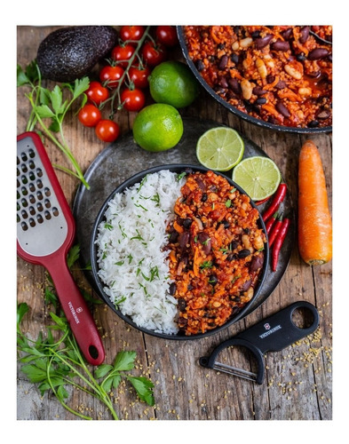 Pelador Frutas Verduras Victorinox Acero Inoxidable 7.6073 Color Negro