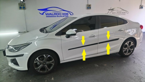 Chevrolet Cruze 2016 2017 2018 Baguetas De Puertas Anchas !! Walrod306