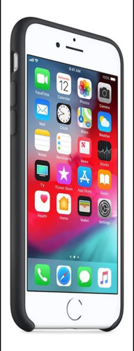 Apple Oroginal Funda P/ iPhone 7/8 Negro Silicona