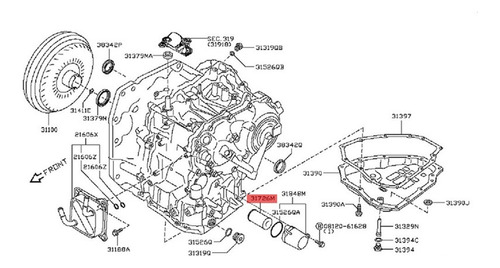 Filtros Y Empaque De Cárter Jf015e Cvt Sentra 2013 Up Jf015