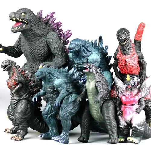 Godzilla Action Figure/Boneco De Ação 17cm Monstros Do Rei Tamanho Grande  Para Crianças