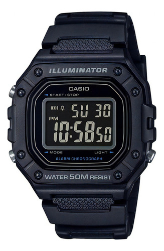 Reloj Casio Illuminator W-218h-1bvcf