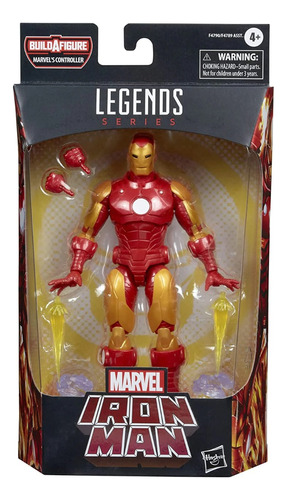 Figura De Acción Marvel Legends Iron Man Clásico