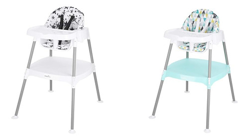 Trona Convertible Evenflo 4 En 1 Eat & Grow Para Bebés, Bebé