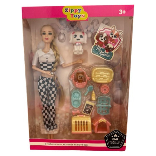 Muñeca Emi Fashion Veterinaria Zippy Toys Accesorios