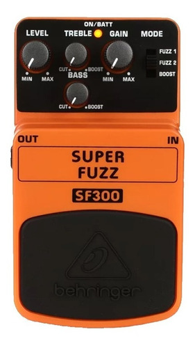 Pedal Super Fuzz Behringer Sf300 Guitarra Baixo Violão