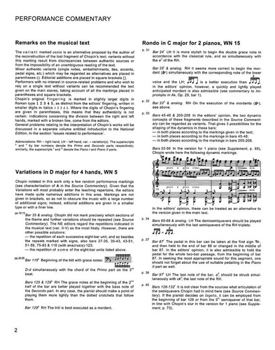 Variations In D Major & Rondo In C Major, 2 Pianos, 4 Hands.