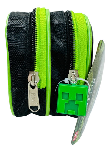 Lapicera, Colorera Minecraft Pelicula Creeper Ruz 1 Original Verde Peluche