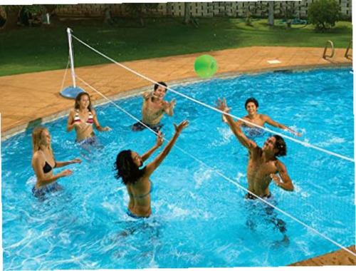 Poolmaster 72789 Across Pool Volleyball Game Color Multicolor