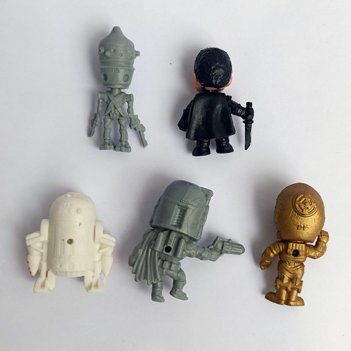 Star Wars Set De Mini Figuras De La Guerra De Las Galaxias