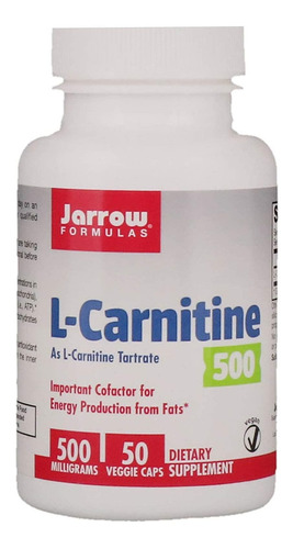 Jarrow Formulas Tartrato De L-carnitina 500 Mg, Cofactor Imp