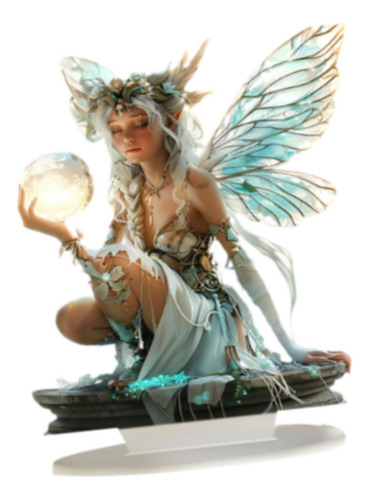 Decoración De Hadas De 2d, Estatua Plana De Niña Hermosa,