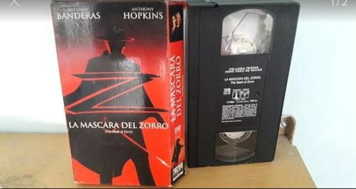 Vhs Película Vintage La Máscara Del Zorro En Español
