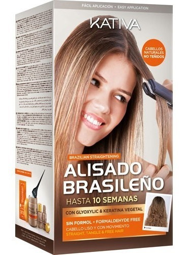 Kit Alisado Brasileño Kativa Natural 150ml Mayor Contenido