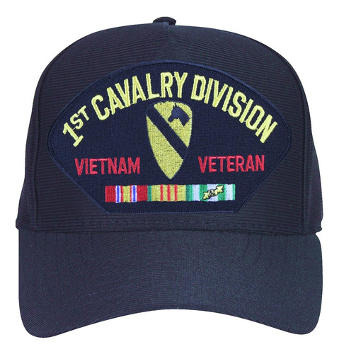 Gorra Béisbol Veterano Vietnam 1.ª División Caballería Con