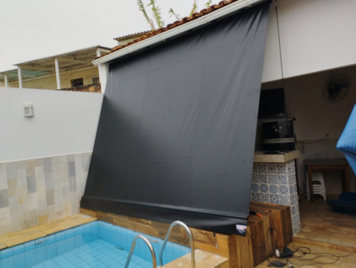 Toldo Cortina Com Os Tubos 1,69x1,90 Completo Promoção